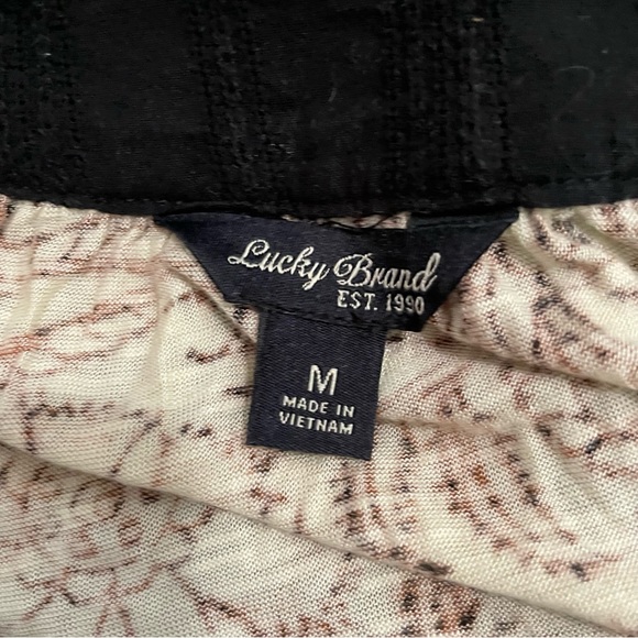 Lucky Brand Floral Studded Boho sleeveless top Medium - Picture 7 of 8